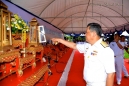 พลเรือโท วิพากษ์  น้อยจินดา  ผู้บัญชาการฐานทัพเรือสัตหีบ เป็นประธานในพิธีเปิดหอพระพุทธชินราชวรเวทมุนีราชนาวีศรีบูรพา พระประจำฐานทัพเรือสัตหีบ 