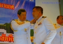 พลเรือโท วิพากษ์  น้อยจินดา ผู้บัญชาการฐานทัพเรือสัตหีบ เป็นประธานในพิธีประดับเครื่องหมายยศให้แก่ข้าราชการสังกัด ฐานทัพเรือสัตหีบ