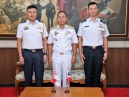 ผู้บัญชาการฐานทัพเรือสัตหีบ ให้การต้อนรับและรับการเยี่ยมคำนับจาก รองผู้ช่วยทูตทหาร ประเทศสิงคโปร์
