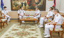 ผู้บัญชาการฐานทัพเรือสัตหีบ รับเยี่ยมคำนับจาก ผู้ช่วยทูตทหารเรือ อินโดนีเซีย/กรุงเทพฯ (ผชท.ทร.อินโดนีเซีย/กรุงเทพฯ)