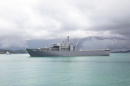 กองทัพเรือ โดยฐานทัพเรือสัตหีบ ให้การต้อนรับ กองทัพเรือสาธารณรัฐสิงคโปร์ เนื่องในโอกาสเดินทางมาฝึกทางทะเล ณ ท่าเทียบเรือจุกเสม็ด การท่าเรือสัตหีบ ฐานทัพเรือสัตหีบ